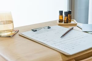 ご来店・カウンセリングシートへのご記入